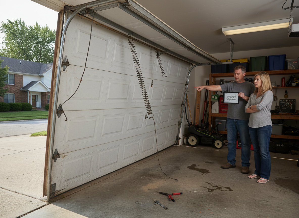 Garage Door Spring Problems: Warning Signs and What to Do